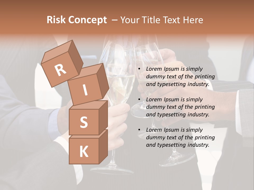 Cheerful People Alcohol PowerPoint Template