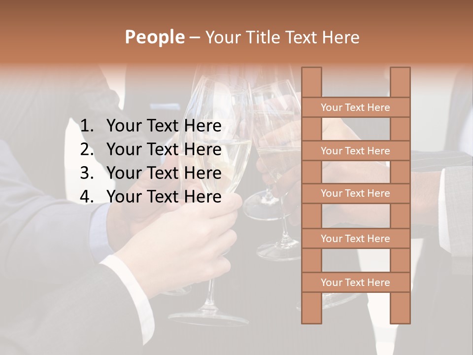 Cheerful People Alcohol PowerPoint Template
