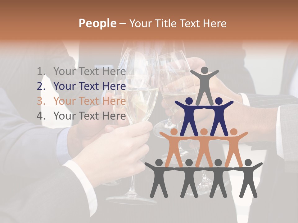 Cheerful People Alcohol PowerPoint Template