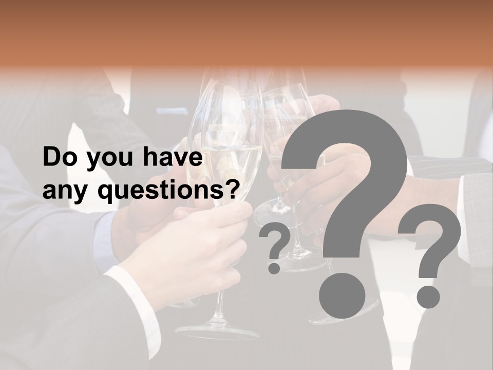 Cheerful People Alcohol PowerPoint Template