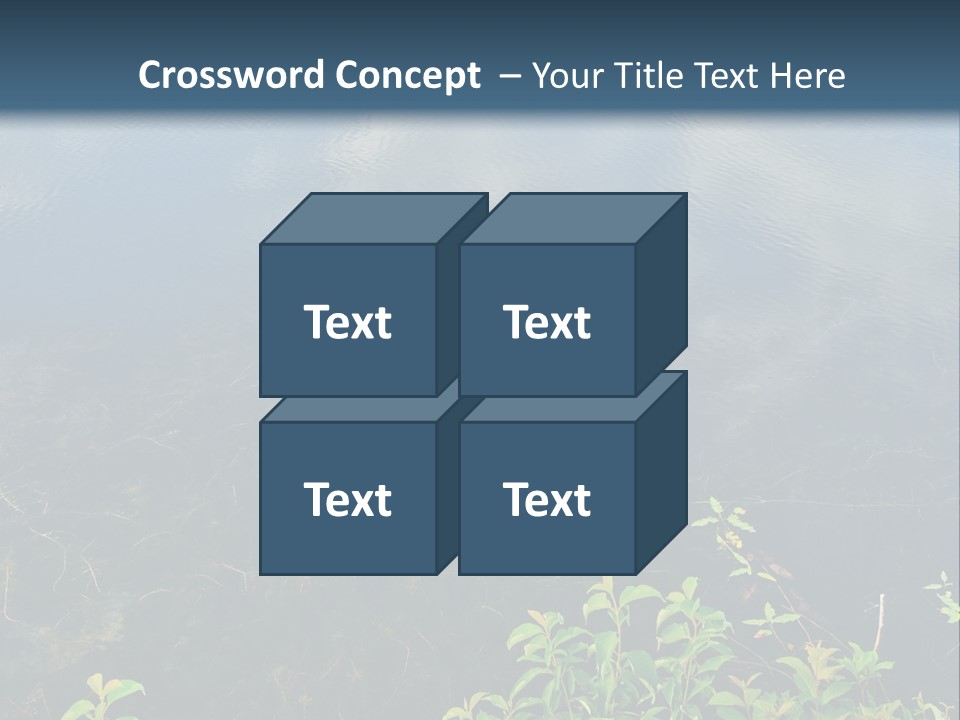 Moody Green River PowerPoint Template