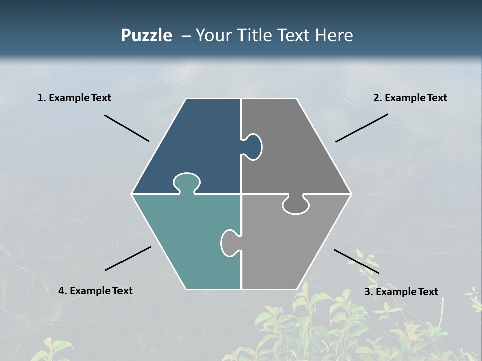 Moody Green River PowerPoint Template