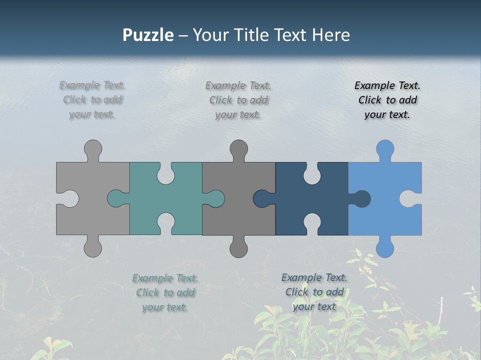 Moody Green River PowerPoint Template