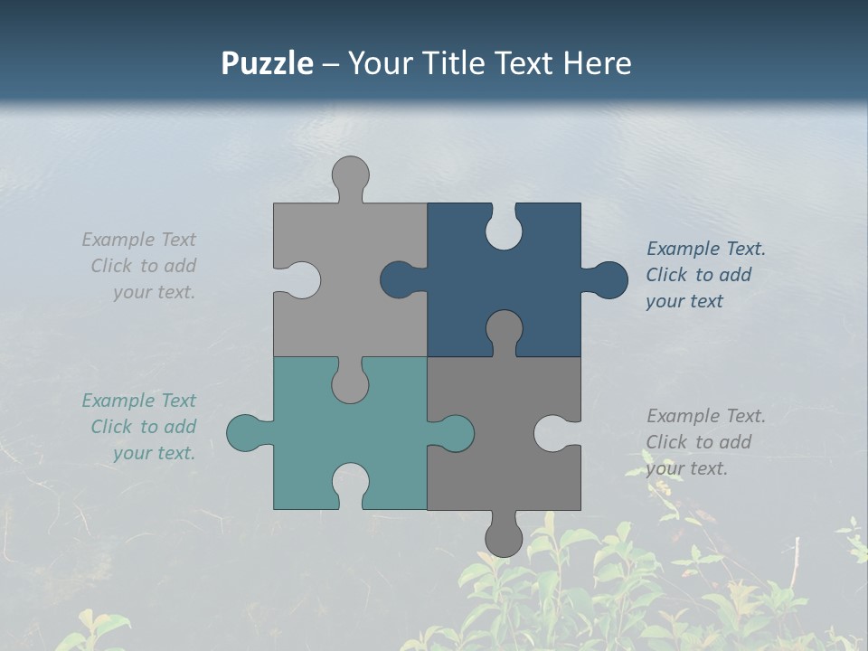 Moody Green River PowerPoint Template