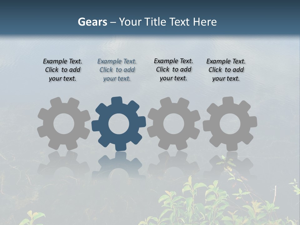 Moody Green River PowerPoint Template