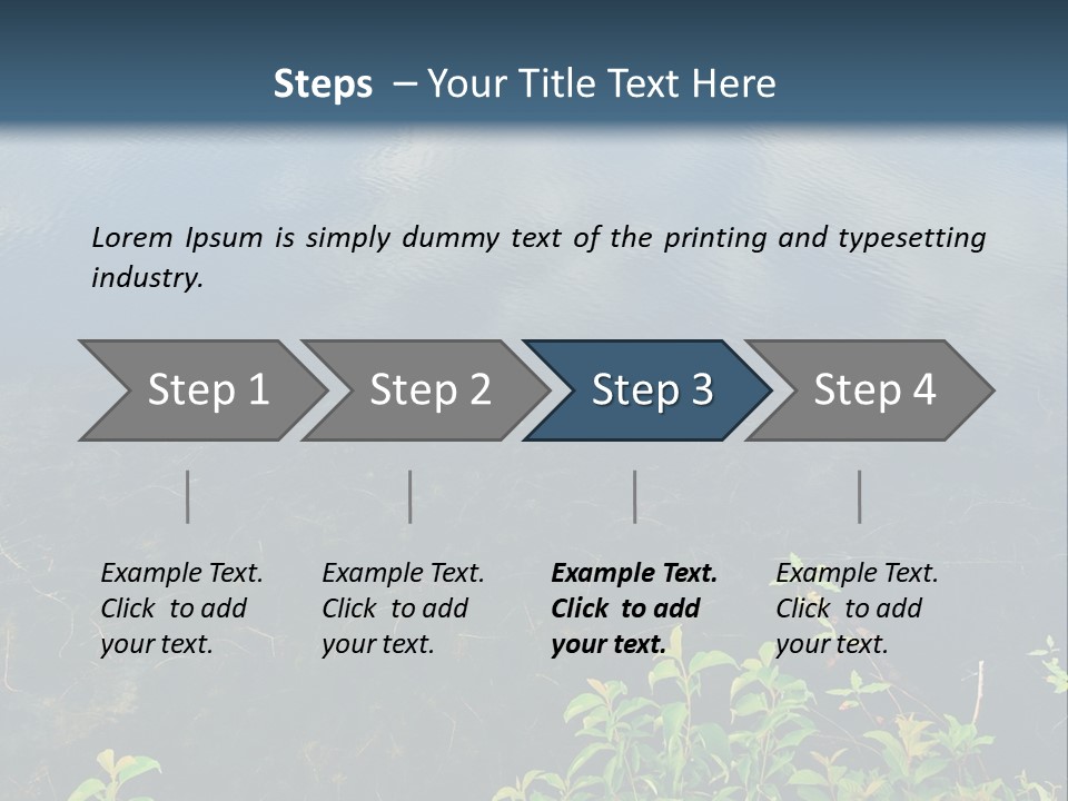Moody Green River PowerPoint Template