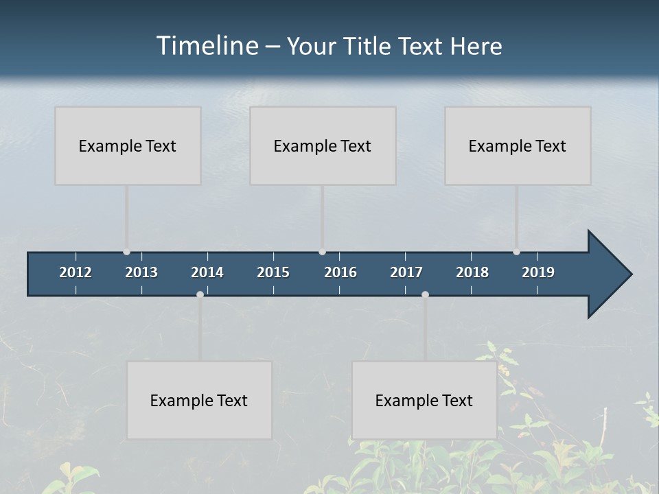 Moody Green River PowerPoint Template