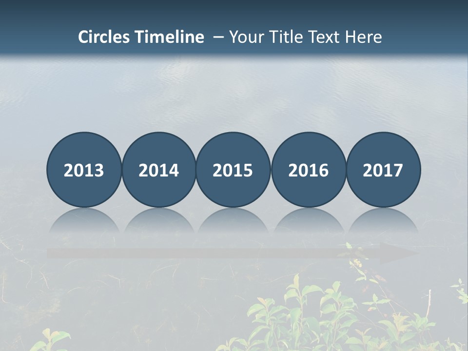 Moody Green River PowerPoint Template