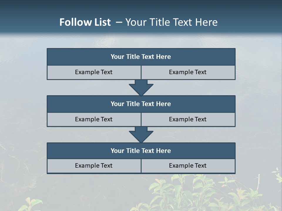 Moody Green River PowerPoint Template