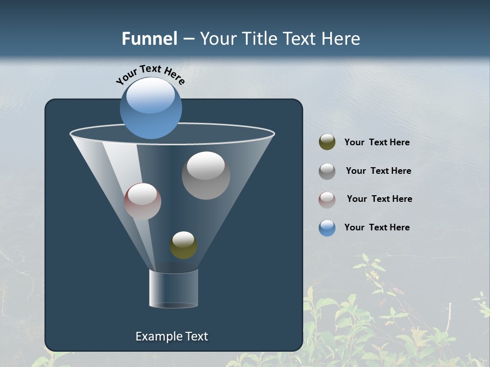 Moody Green River PowerPoint Template
