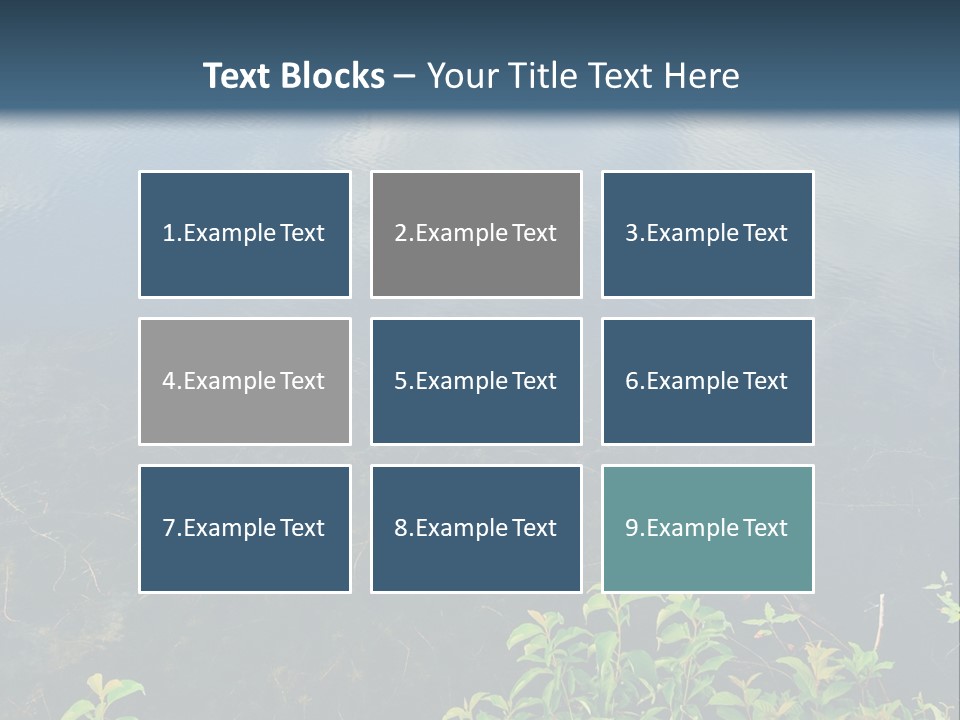 Moody Green River PowerPoint Template