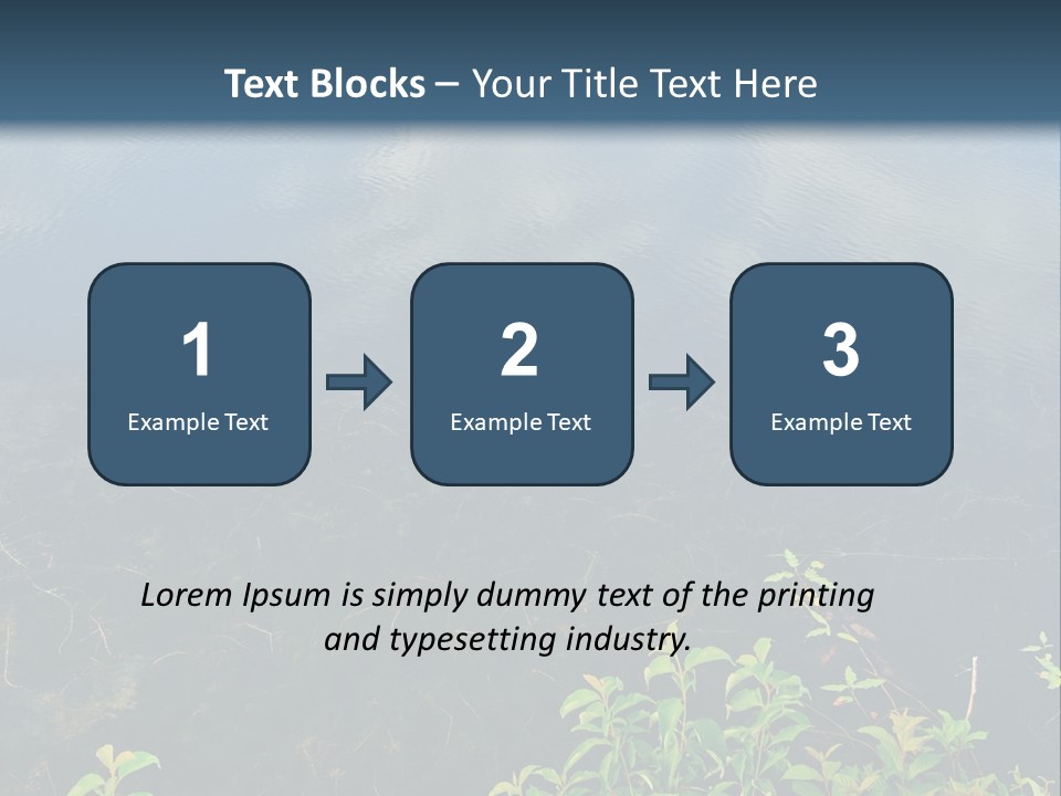 Moody Green River PowerPoint Template