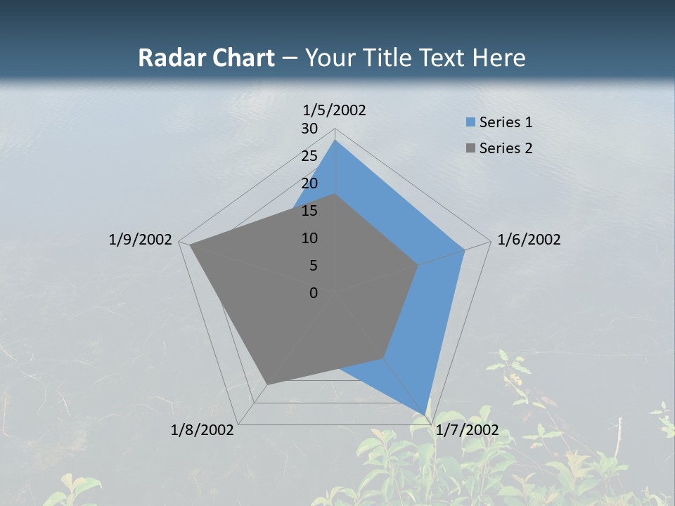 Moody Green River PowerPoint Template