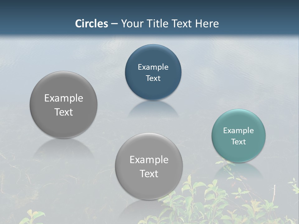 Moody Green River PowerPoint Template