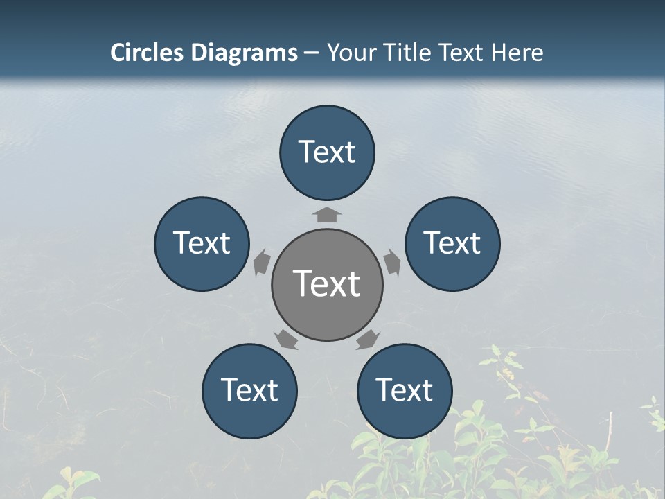 Moody Green River PowerPoint Template