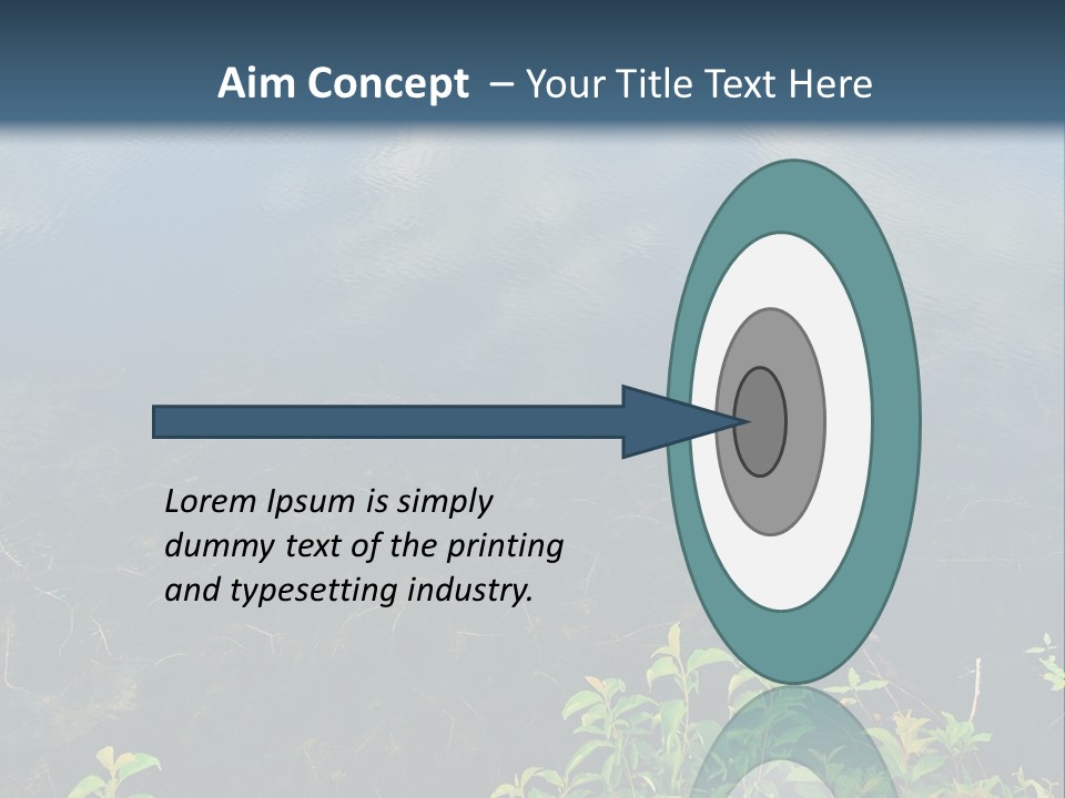 Moody Green River PowerPoint Template