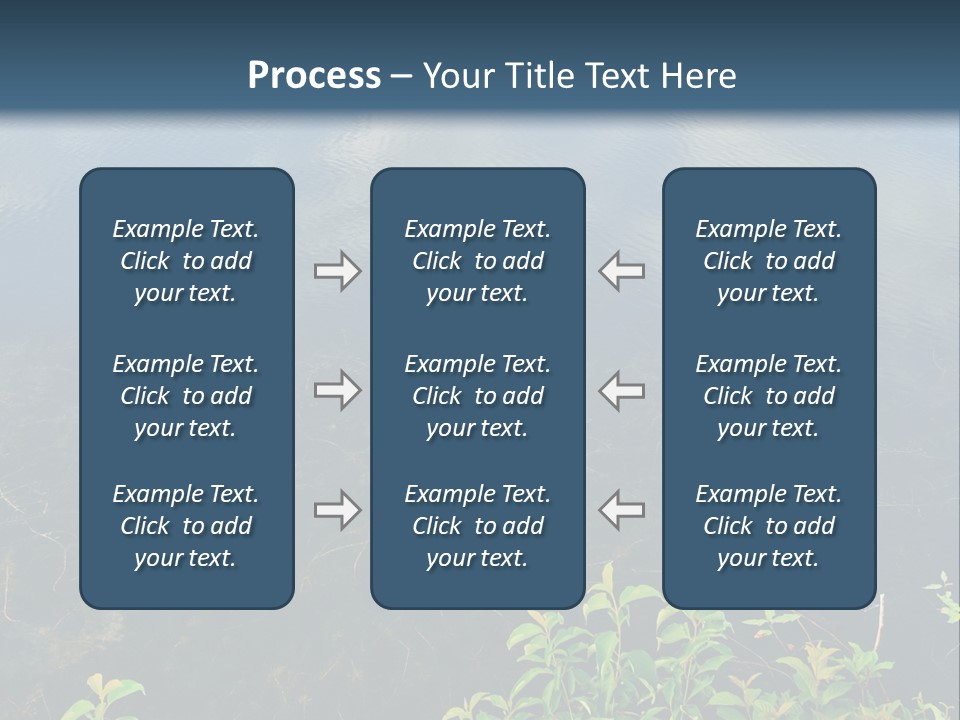 Moody Green River PowerPoint Template