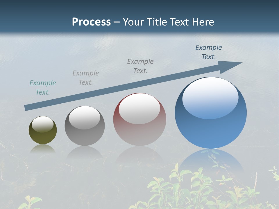 Moody Green River PowerPoint Template