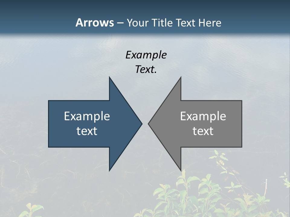 Moody Green River PowerPoint Template
