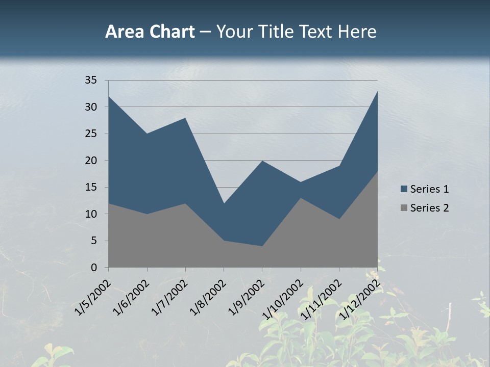Moody Green River PowerPoint Template