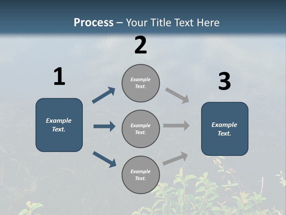 Moody Green River PowerPoint Template