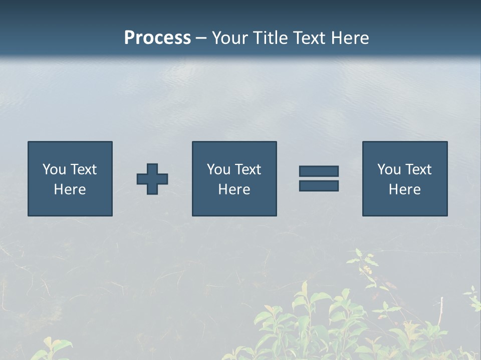 Moody Green River PowerPoint Template