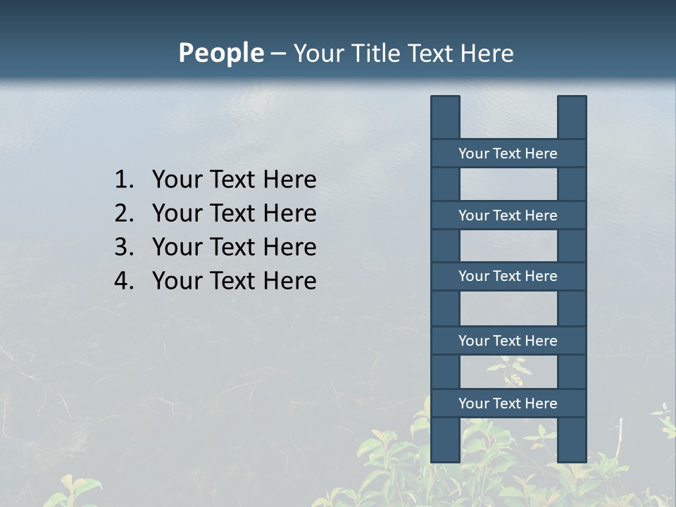 Moody Green River PowerPoint Template