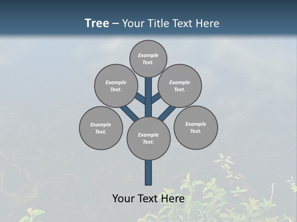 Moody Green River PowerPoint Template