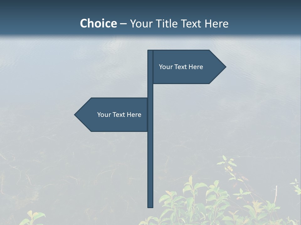 Moody Green River PowerPoint Template