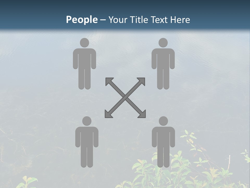 Moody Green River PowerPoint Template