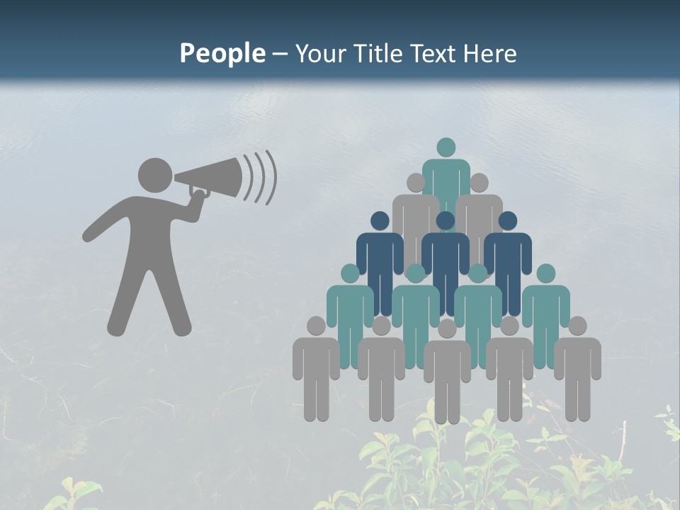 Moody Green River PowerPoint Template