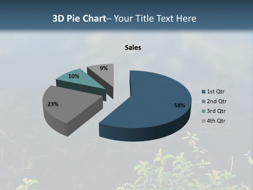 Moody Green River PowerPoint Template