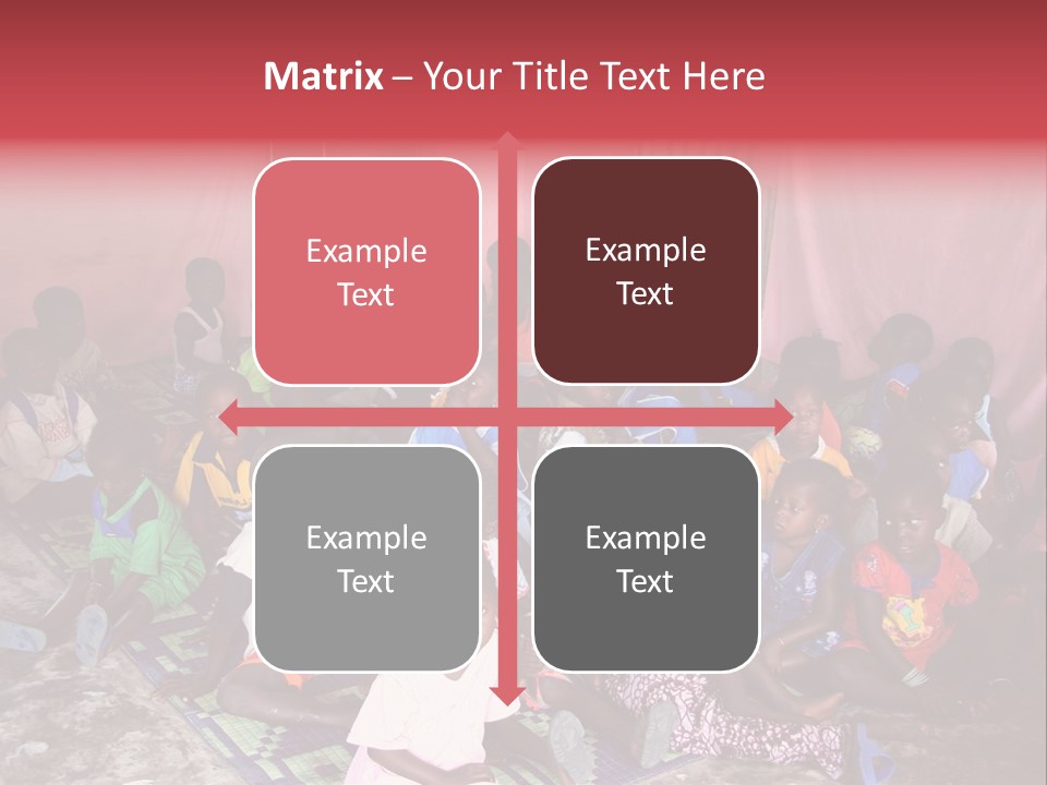 Poverty Race Infancy PowerPoint Template