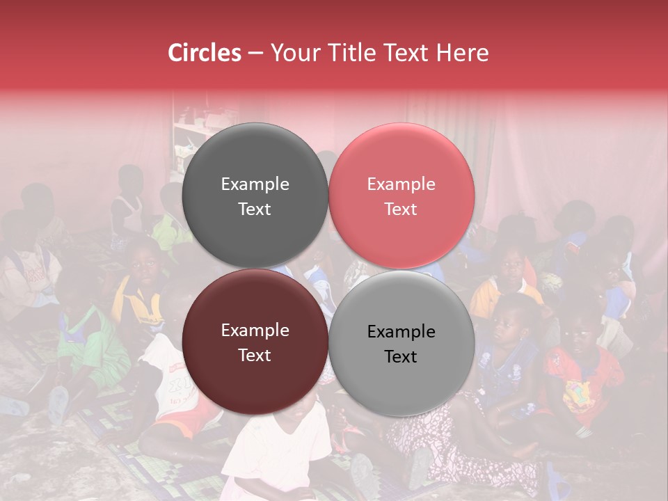 Poverty Race Infancy PowerPoint Template