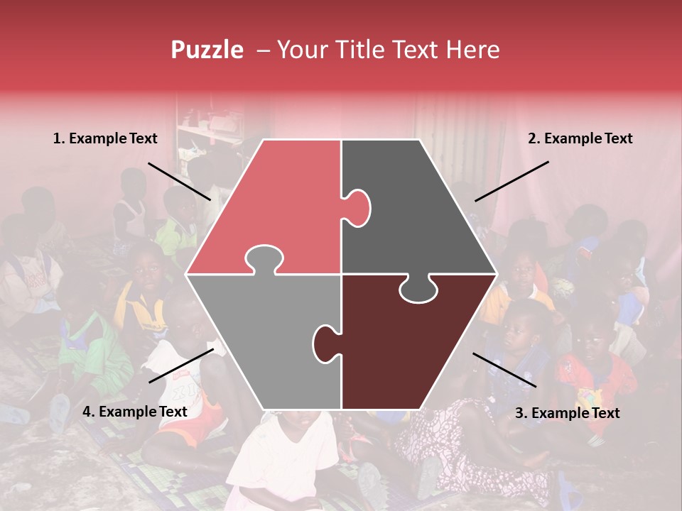 Poverty Race Infancy PowerPoint Template