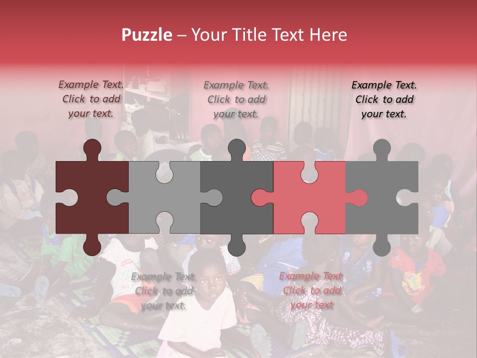 Poverty Race Infancy PowerPoint Template