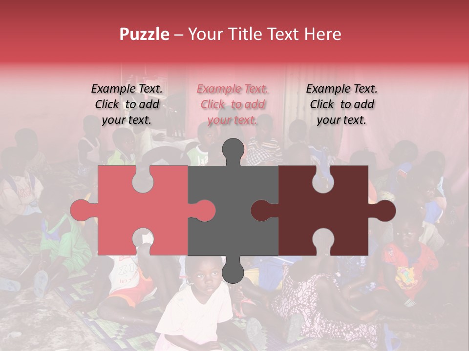 Poverty Race Infancy PowerPoint Template