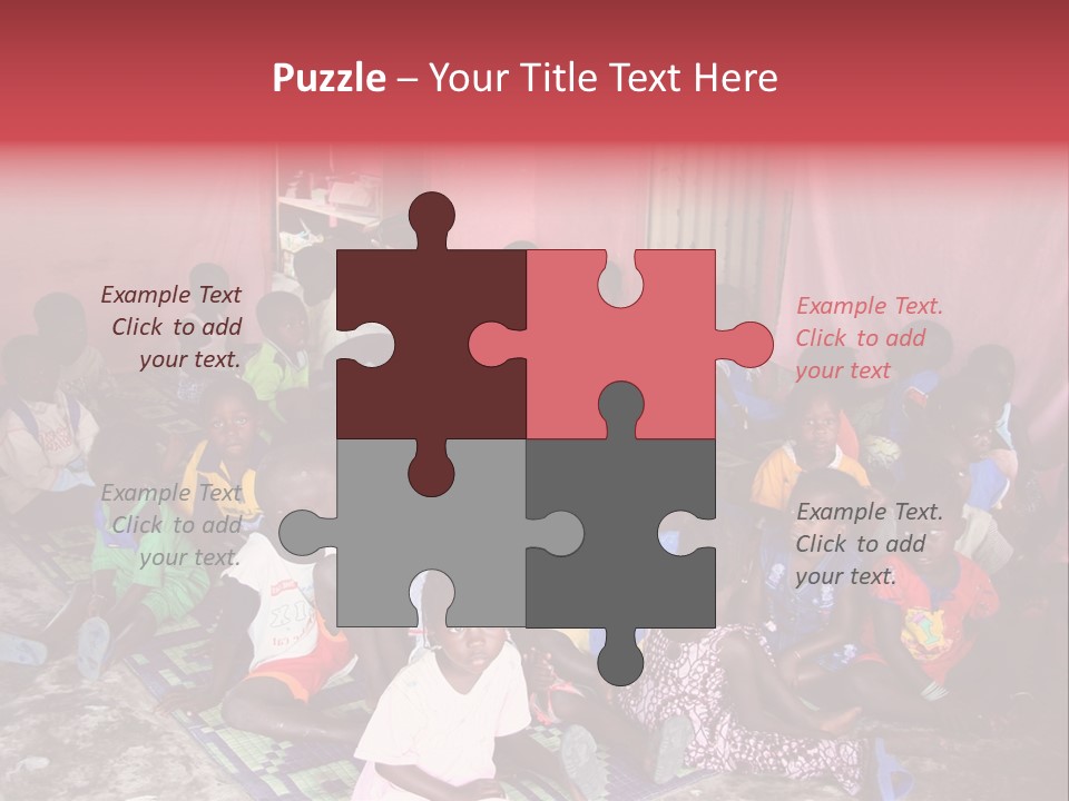 Poverty Race Infancy PowerPoint Template