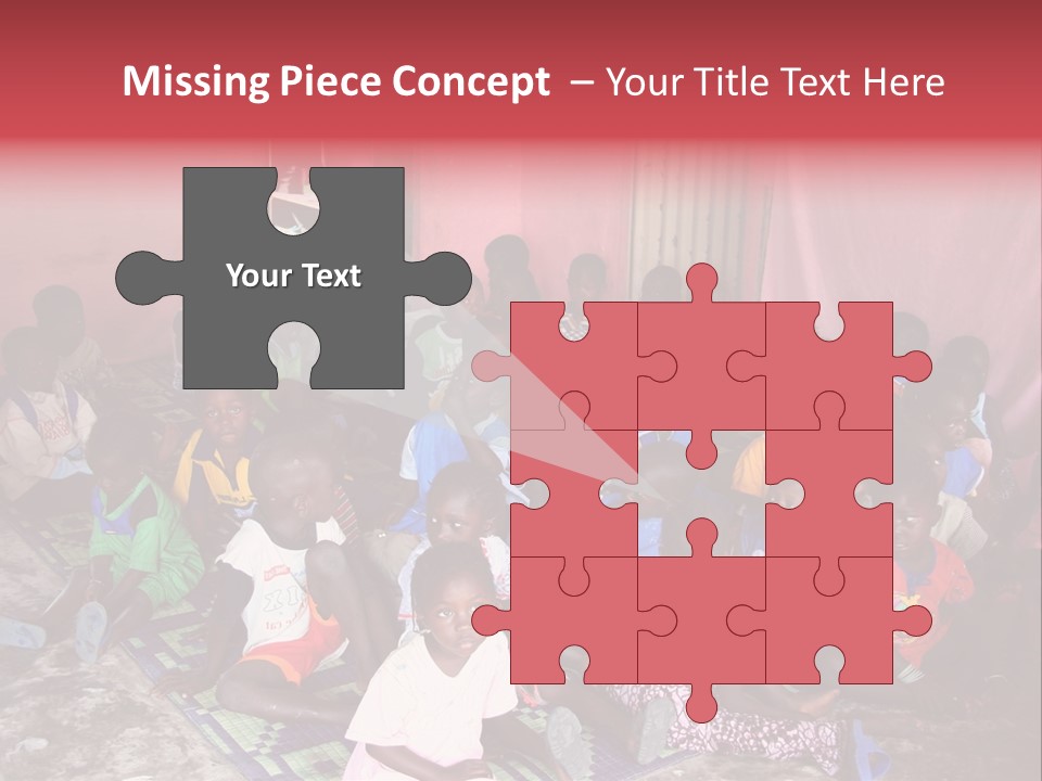 Poverty Race Infancy PowerPoint Template