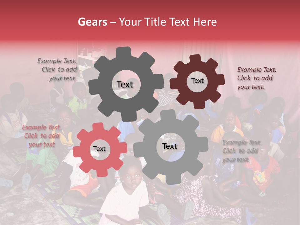 Poverty Race Infancy PowerPoint Template