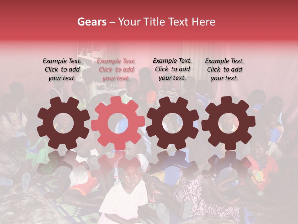Poverty Race Infancy PowerPoint Template