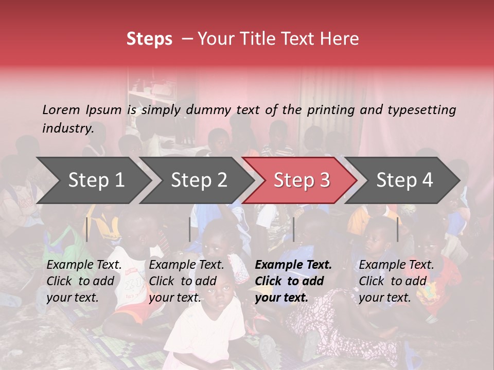 Poverty Race Infancy PowerPoint Template