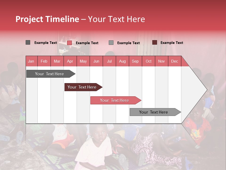 Poverty Race Infancy PowerPoint Template