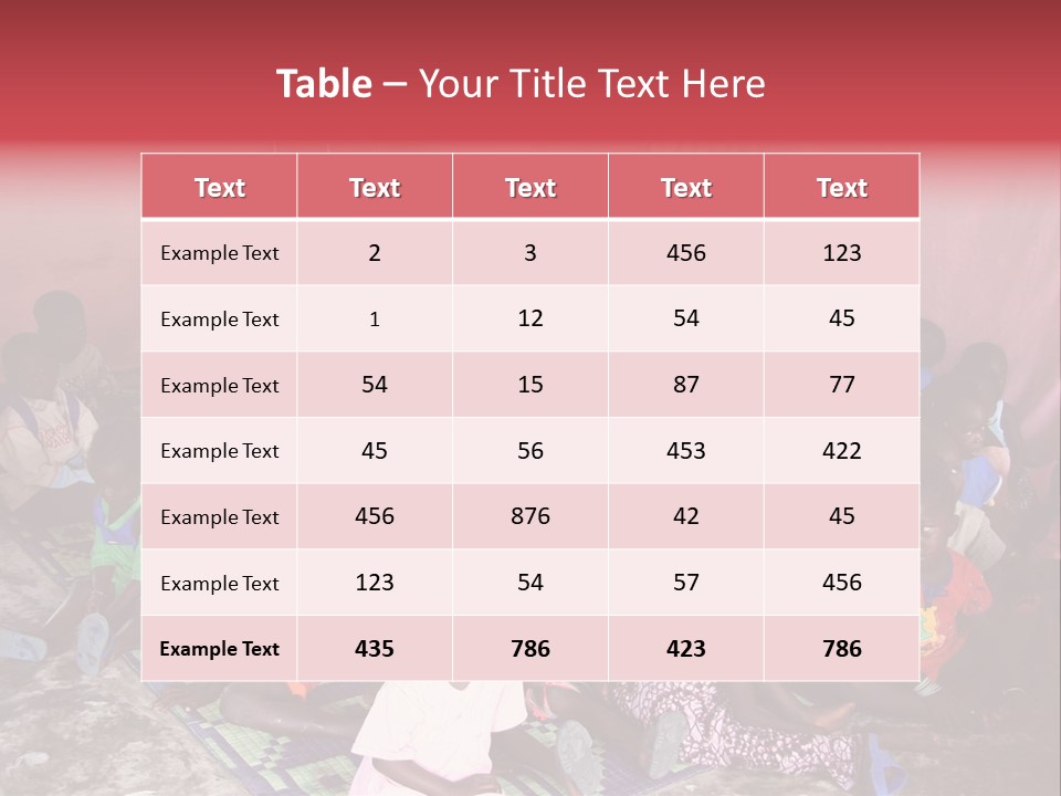 Poverty Race Infancy PowerPoint Template