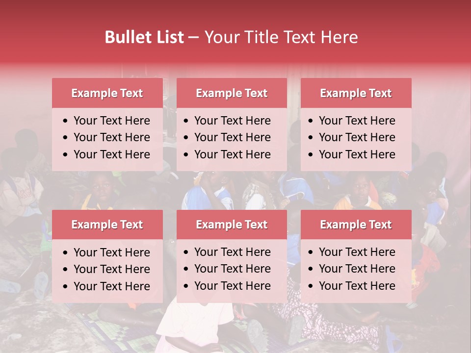 Poverty Race Infancy PowerPoint Template