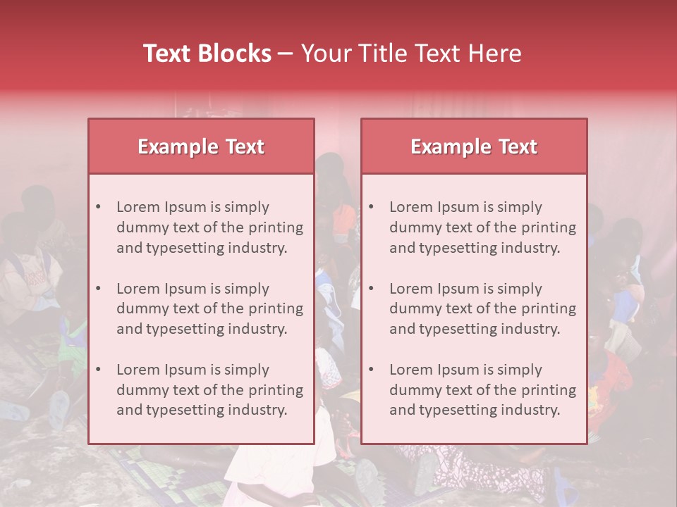 Poverty Race Infancy PowerPoint Template