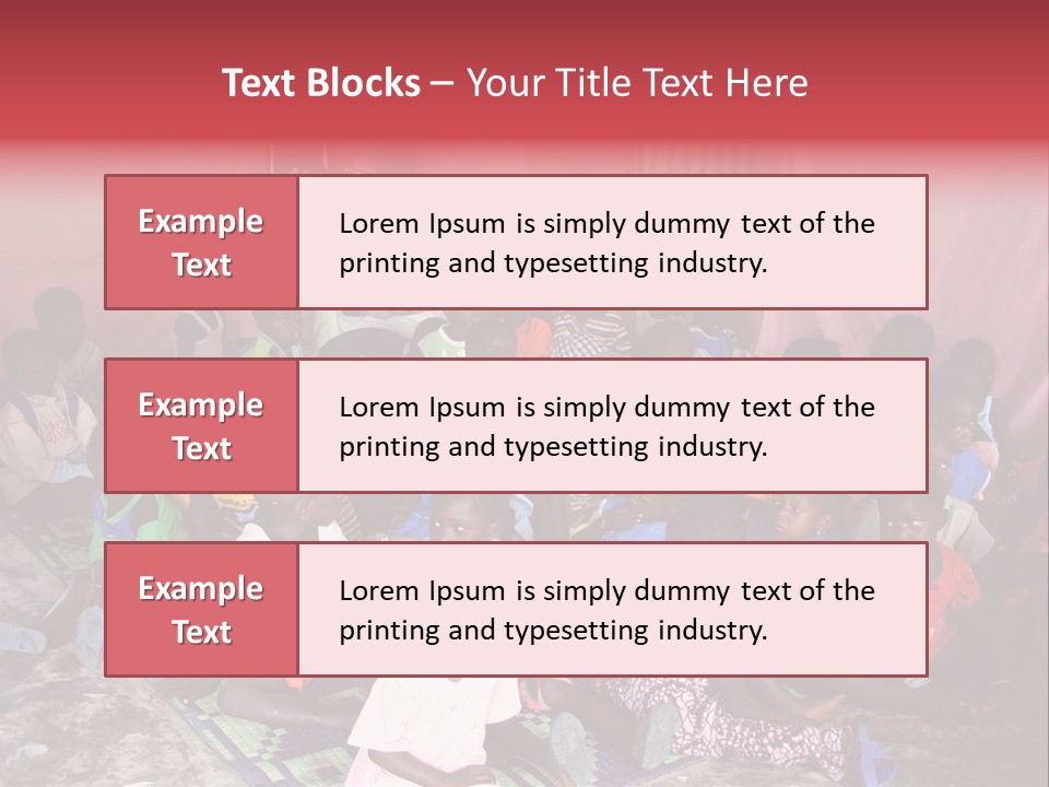 Poverty Race Infancy PowerPoint Template