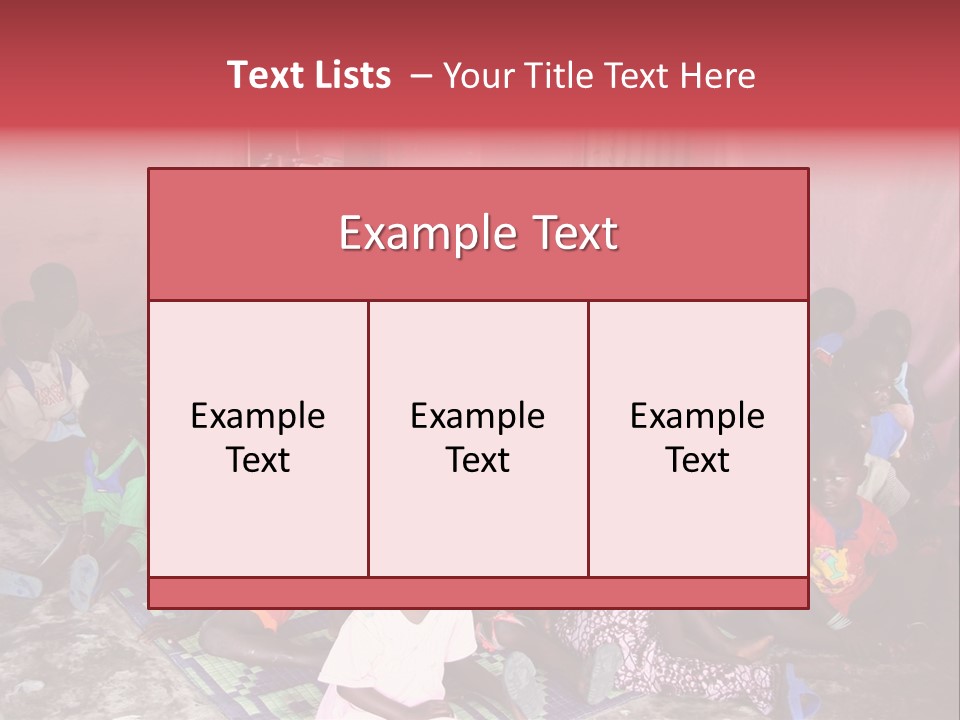 Poverty Race Infancy PowerPoint Template