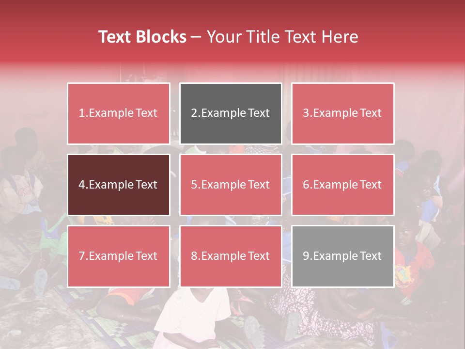 Poverty Race Infancy PowerPoint Template