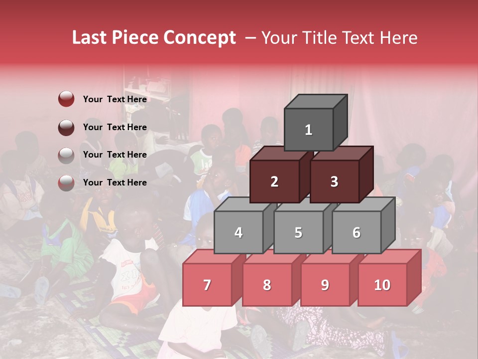 Poverty Race Infancy PowerPoint Template